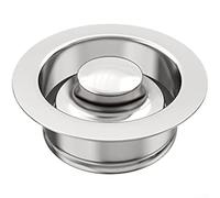 Flangia per lo smaltimento dei rifiuti in acciaio inossidabile compatibile con lavelli standard da 3-1/2 pollici Tappo di scarico con coperchio