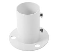 Flangia per Scala Piscina Fissaggio Stabile e Durevole, in Acciaio Inox | Uso Versatile su Ponte, Kayak e Yacht, Accessorio Hardware Bianco, Standard Marini