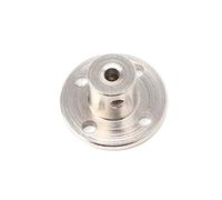 Flangia rigida frizione guida motore assale flangia rigida 10 mm, colore argento, diverse misure, frizione albero motore (4 mm)