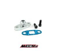FLANGIA scarico olio in coppa turbo AN10 10-AN T4 T04 T3 garrett GT30 GT35 T30