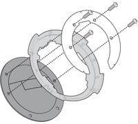 Flangia Serbatoio Tanklock Givi per Triumph Trident 660 2021 2022 2023 2024 2025