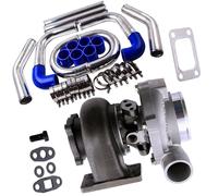 Flangia T3 standard GT30 GT3076 GT3037 Turbocompressore & Aluminum Pipes Kit