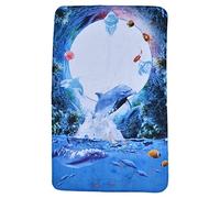 Flannel Floor Mat | Non - Slip Bathroom & Kitchen Rug | 32x19.5 Inch Printed Carpet for Living Room/Bedroom/Hallway | Soft & Comfortable Home Decor