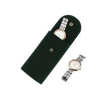 Flannel Watch Pouch - Travel Bag Case, Soft Fabric Protective Holder, Portable Storage for Watches Anklets Necklaces | Jewelry Organizer, Vacation Packing, Daily Carry, Accessory Protection, Gift Idea