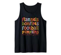 Flannels Bonfires Calcio Zucche It's Fall Y'All Canotta