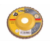 Flexovit 63642527530 Disco lamellare per smerigliatrici angolari 125 mm 80 G Medio