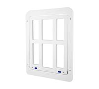 Flap Magnetizzato Per Schermo Porta Per Gatti E Cani Piccoli Design A ABS 8.2x9.6 Pollici Esterno Montaggio Semplice Su Zanzariere Portico Chiusura Automatica Sicura Senza Zanzariera Inclusa