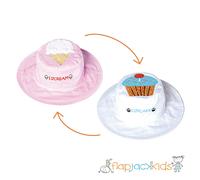 FlapJackKids - Cappello Estivo Reversibile Anti-UV SPF 50+ - 6-24 mesi