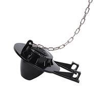 Flapper WC da 5 cm, con catena e gomma di lunga durata, risparmio idrico, per perdite e guarnizione di scarico, kit di ricambio
