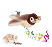 Flappychase Uccellino Per Gatti, Giocattolo Per Gatti Bird Chase, Gioco Uccellino Per Gatti, Gioco Per Gatto Che Si Muove, Giocattolo Interattivo Per Gatti Uccello Che Sbatte Le Ali, Giocattolo