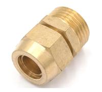 Flare Tube OD 12mm x 1/2" Male Brass Connector Tube Pneumatic Fitting Air Conditionor