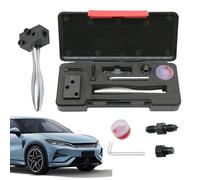 Flaring Tool Kit, Brake Expander, Pipe Reaming Set, Multifunctional 3/16 Adapter, 7.87x3.54x1.57 Inches, Metal Tubing Shaper, for Car, Truck, RV, Boat, Motorcycle Repairs