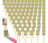 Flaroey 120 Pennelli per Scaglie 2 Pollici, Pennelli per In Scaglie Alla Rinfusa, Pennelli per Alla Rinfusa, Pennelli per Macchie Legno per, Colla,