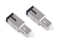 Flaroey 2 Pezzi SC UPC Attenuatore In Fibra Ottica Connettore In Fibra Ottica Monomodale -Femmina Adattatore 15DB