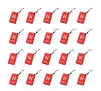 Flaroey 20 Pezzi di Etichette NFC Ntag213 13.56 MHz Smart Card per Tutti I Telefoni Abilitati NFC Smart Business Card NFC 42x26mm C