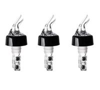 Flaroey 3 Pezzi 30 Ml In Plastica per Liquore, Olio D'Oliva, Bottiglia di Vino, Beccuccio, Tappo In Sughero, Dispenser per Vino, A Tenuta Stagna
