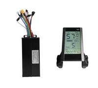 Flaroey Accessori Modificati per Bicicletta Elettrica per Veicoli da Montagna Pannello Display LED S830 Controller A Sinusoidale 40A Spazzole
