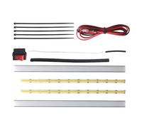 Flaroey Barra A LED per Prusa MK4 Doppia Striscia A LED 24V Kit Ultra Luminoso per Accessori Stampante 3D Prusa MK4