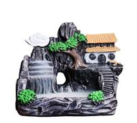 Flaroey Bruciatore di Incenso con Riflusso A Cascata Che Scorre in Alta Montagna, Decorazione per Bruciatore di Incenso, Diffusore di Fragranze per la Casa, D