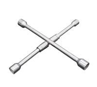 Flaroey Chiave A Croce Pieghevole Strumento di Riparazione Ruote Auto 17 19 21 23mm Chiave A Bussola Automatica Regolabile Sostituzione Dado Rimozione Forcella Pneumatico