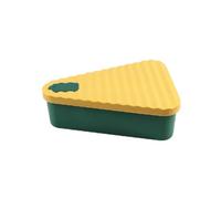 Flaroey Contenitore per Gli Avanzi Della Pizza, Contenitore Riutilizzabile In Silicone per Pizza, Contenitore per Alimenti In Silicone Durevole Facile da Installare Facile da Usare C