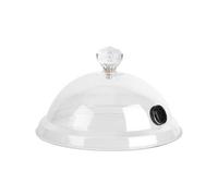 Flaroey Coperchio per Fumo Molecular Cuisine, Coperchio per Uso Alimentare, Coperchio A Cupola per Accessorio Affumicatore, Infusore per Fumo, Coperchio per Bistecca per Torta B