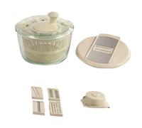 Flaroey Disidratatore per Ad Alta Temperatura, Grattugia Multifunzione, Cestello di Scarico per Frutta e Verdura, da Cucina, Bianca Latte