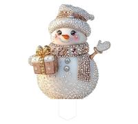 Flaroey Fairy Tale World Bellissimo Giardino di Pupazzi di Neve Decorazione Acrilica per Interni Ed Esterni Ciondolo Impermeabile e Resistente all'Usura