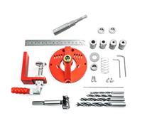 Flaroey Kit di per Cerniere Multifunzionali da 35 mm Guida per La Foratura Dei Fori per La Lavorazione del Legno Localizzatore Modello di Perforazione Strumenti per Aprire I Fori
