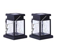 Flaroey Lanterna Solare Sospesa per Esterni, Luce Effetto Candela, Luce da Giardino, Luce Notturna, Luce Pendente Impermeabile C
