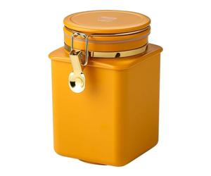 Flaroey Lattina Ermetica per Caffè In Caffè Espresso Mestolo da Bagno Barattolo Sigillante per Polvere di Caffè Serbatoio di Stoccaggio In Chicchi di Caffè Contenitore per Alimenti Resistente B