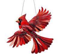 Flaroey Mitico Dipinto di Fenice di, Ornamenti Natalizi, Acchiappasole, Decorazione per Finestre in Acrilico, Ciondolo per