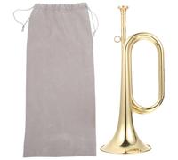 Flaroey Piccola In Dorato, Strumento A Fiato Semplice per Principianti, per Banda Scolastica, Bambini e Studenti