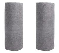 Flaroey Rotoli di Asciugamani In Microfibra, Stracci per Piatti, Asciugamani di Ricambio In Carta, Grigio