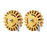 Flaroey Ruota per Rimuovere Decalcomanie Gomma per Cancellare Gomma per Gomma Ruota per Rimuovere Disco Gomma per Disco Kit di Attrezzi per Auto