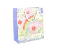 Flaroey Sacchetto Regalo per Bambini con Pittura A Olio, Sacchetto Regalo, Sacchetto Regalo di Compleanno Portatile, Souvenir, Viola