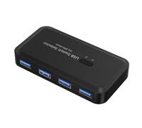 Flaroey Selettore KVM USB 3.0 Hub KVM Docking Station 2 Computer Condivisione Stampante Tastiera Laptop PC Desktop Accessori