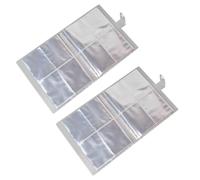 Flaroey Set di Libri Portaoggetti Trasparenti per Gioielli Portaoggetti per Gioielli, Libro Portaoggetti Trasparente per Gioielli, Libro Portaoggetti per Gioielli