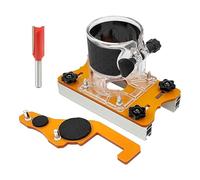 Flaroey Staffa per Scanalatura del Router Connettore Nascosto per Mobili Fibbia Scorrevole Staffa per Scanalatura Rifilatrice Strumento per La Lavorazione del Legno