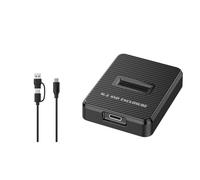 Flaroey Stazione di Docking M.2 NVMe e A USB C Adattatore A Doppio Protocollo M.2 A USB C SSD Esterna da 10 Gbps con USB C 2 in 1