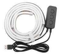 Flaroey Striscia di Luci da Gioco per Monitor, Retroilluminazione RGB LED,Striscia Luci di Sincronizzazione, Computer, Display per PC Intelligenti, Decorazioni DIY per Monitor 32 Pollici