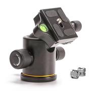 Flaroey Testa A Sfera per Treppiede con Rotazione Panoramica A 360° Sostituzione del Supporto per Treppiede con Testa A Sfera Panoramica