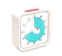 Flaroey Timer Pomodoro da Cucina, Gestione del Tempo Timer per L'Aula di Studio, Timer Visivo da 60 Minuti con Funzionamento Silenzioso Facile Installazione Facile da Usare -C