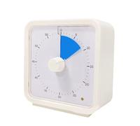 Flaroey Timer Visivo da 60 Minuti per Bambini, Strumento di Gestione del Tempo Pomodoro Timer con Funzionamento Silenzioso Blu