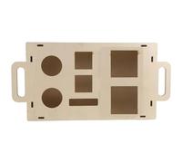 Flaroey Vassoio per Braccioli per Divano, Tavolino, Clip-On, 2 Ciotole, Porta Snack Portatile In Legno con Portabevande, Facile da Installare, Facile da Usare.