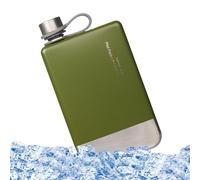 FLASCH di liquore - Contenitore di liquori isolato riutilizzabile | Bottiglia di alcool in acciaio inossidabile in acciaio | Bevanda di soda da campeggio per drink di caffè in campeggio all'aperto