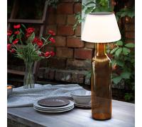 Globo Lampada da tavolo LED solare 36000 bottiglia top plastica bianca Globo