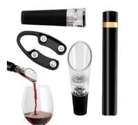 Flaschenöffner Für Bierflaschen,Luftpumpe Und 4-Teiliges Deckelentfernungsgerät - Korkenzieher Für Kellner - Für Erwachsene, Weihnachtsfeier, Halloween, Küche, Zuhause Und Für Barkeeper