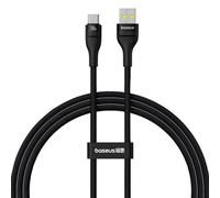 Flash 2 USB-A - USB-C 100W con cavo resistente da 1 m - Nero