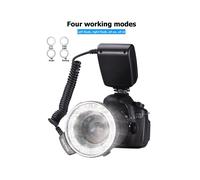 Flash Anulare LED Macro RF-550D per Fotocamere DSLR per , per e , Flash FC-100 (con Adattatore da 8 Pollici)